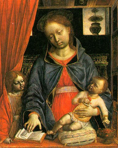 Vincenzo Foppa Madonna and Child with an Angel  k
